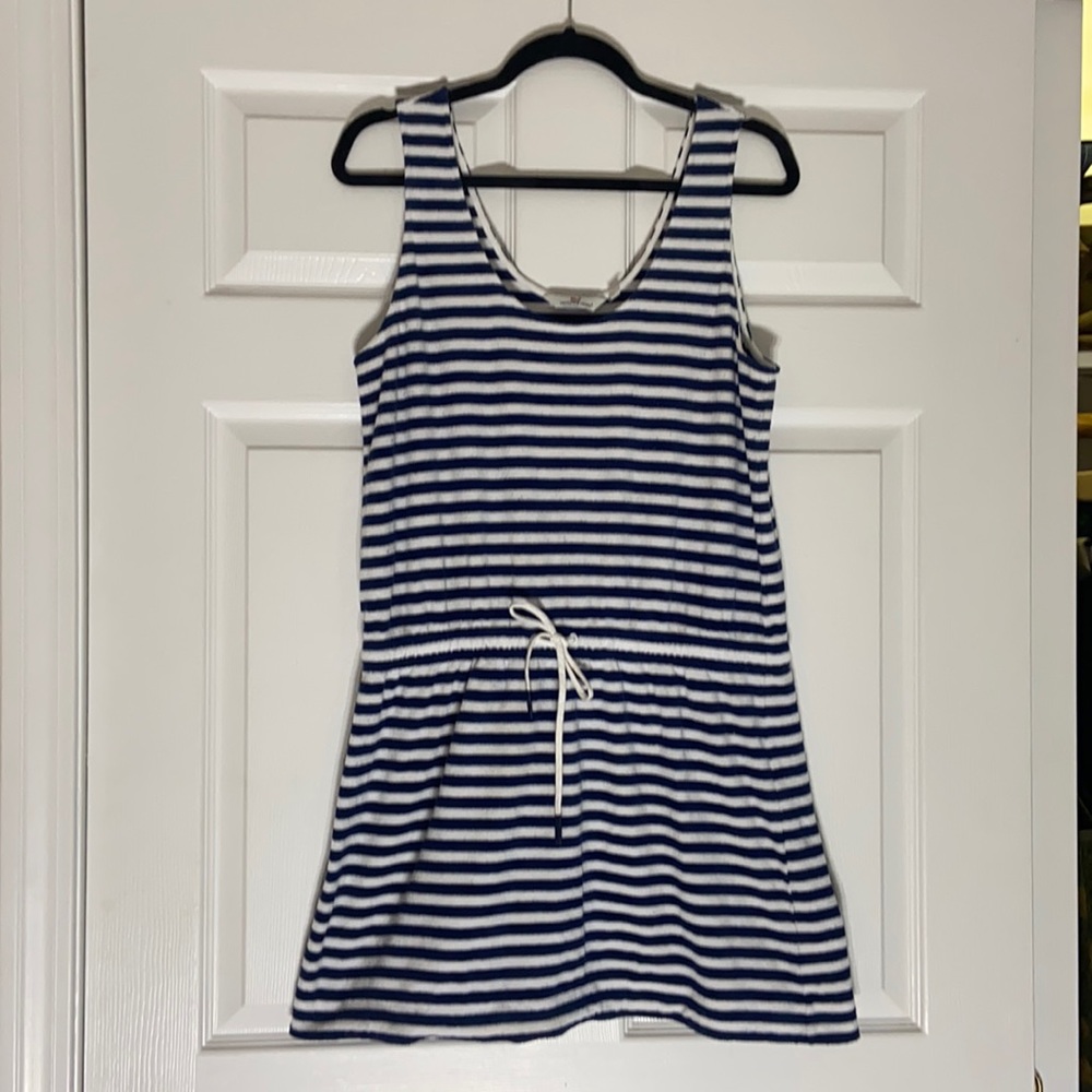Vineyard Vines striped terry cover up dress, EUC, L